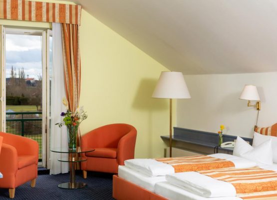 Hotel Gutshof Sagmuehle Junior Suite Ausblick